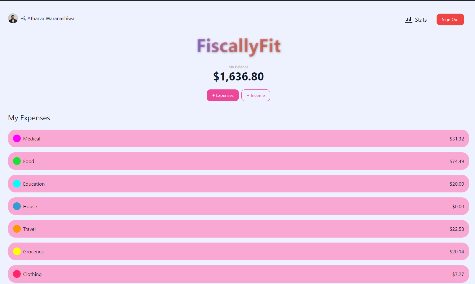 Finance Tracker